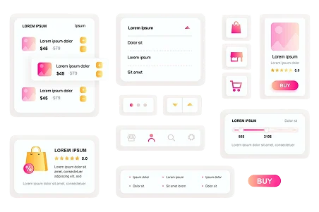 mockups onlineshoperstellung