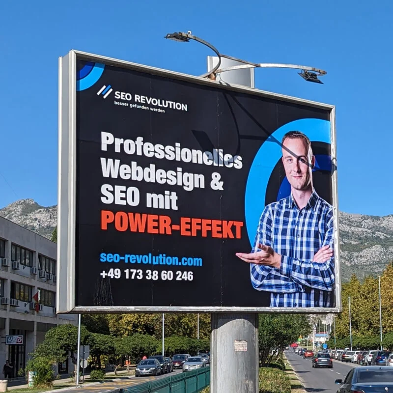 plakatwerbung seo revolution