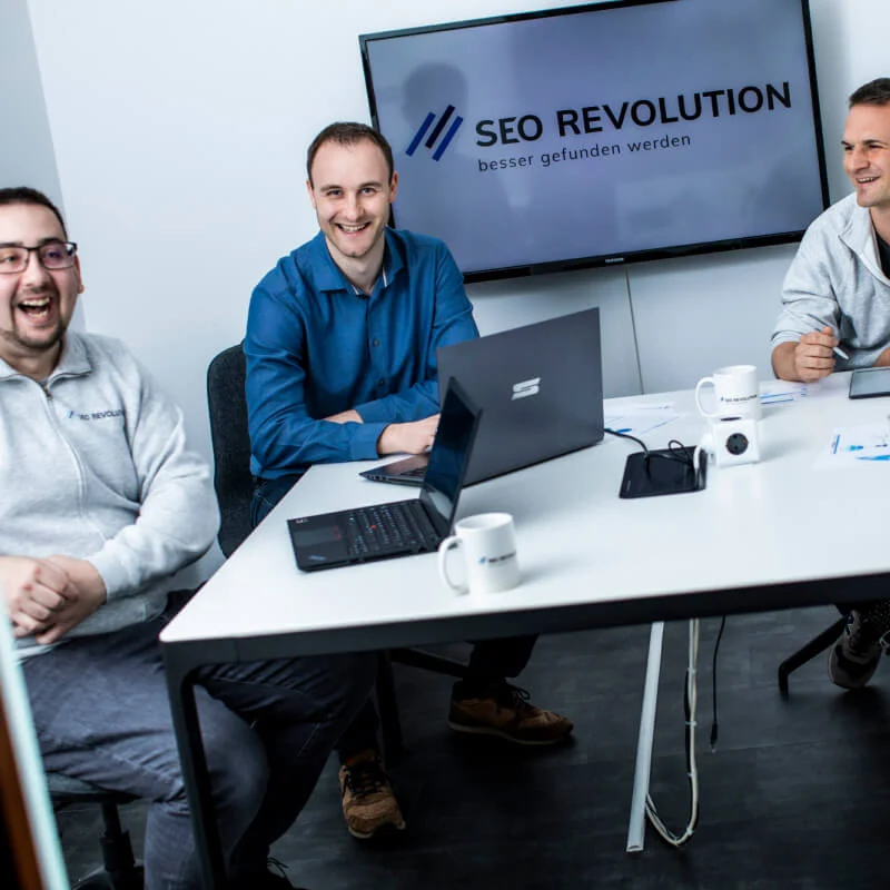 seo revolution im besprechungsraum