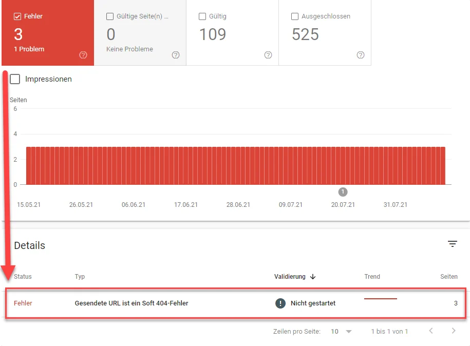 soft 404 fehler google search console neu